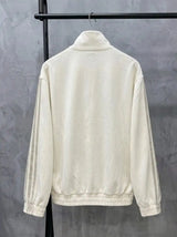 CNY Chinese Style White Oversized Jacket – Streetwear Kung Fu Button Track Jacket for Men & Women