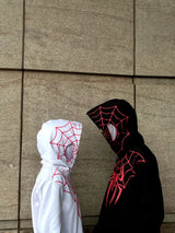 Couple Spider Hoodie Set – Zip-Up Spider Mask Hoodie Tracksuit for Men & Women Streetwear