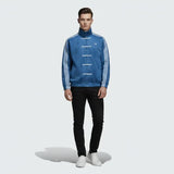Men’s CNY Chinese Style Jacket – Blue Kung Fu Track Jacket | Chinese New Year Streetwear Outfit
