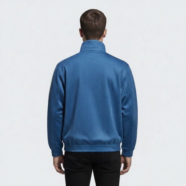 Men’s CNY Chinese Style Jacket – Blue Kung Fu Track Jacket | Chinese New Year Streetwear Outfit