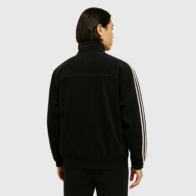 CNY Chinese Style Black Oversized Jacket – Kung Fu Button Streetwear Track Jacket (Unisex)