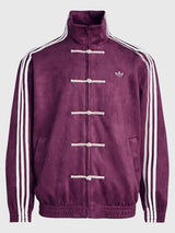 CNY Chinese Style Purple Oversized Jacket – Kung Fu Button Streetwear Track Jacket (Unisex)